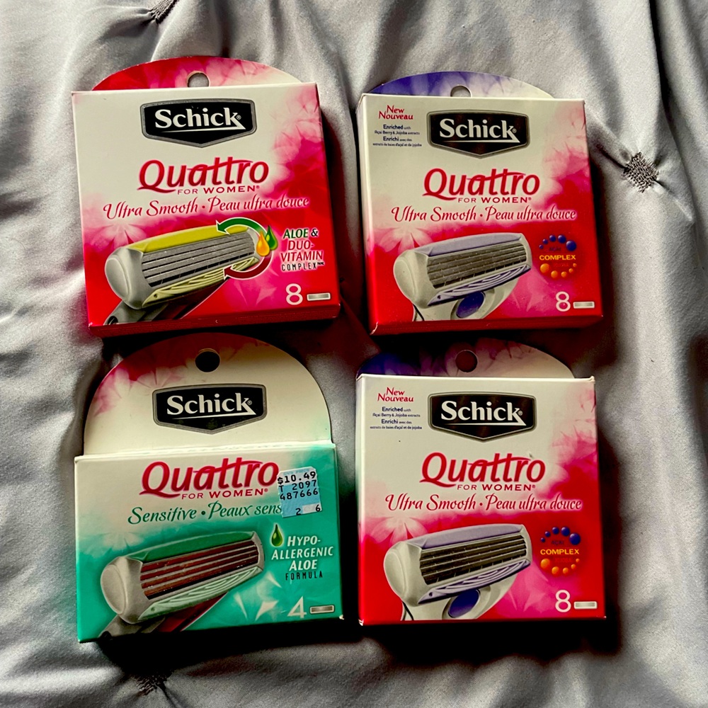 Schick Quattro razor refills